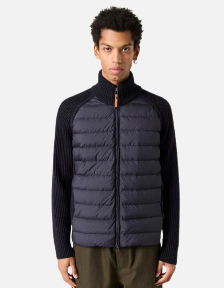 Olmo Pencil Black Ribbed Sleeves Jacket