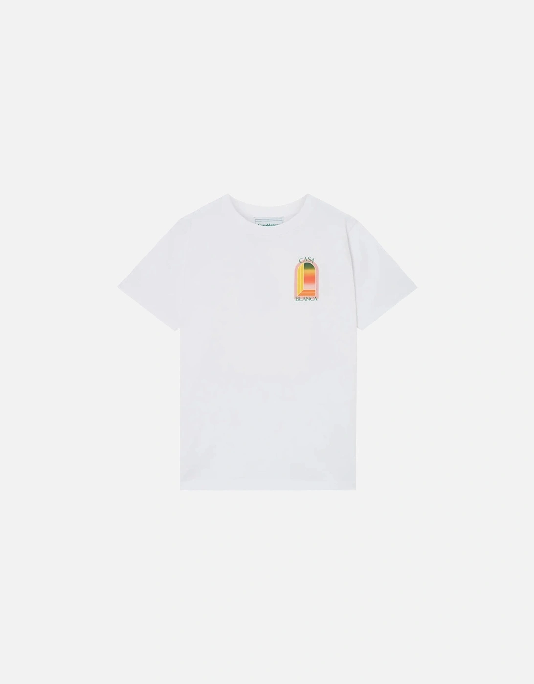Gradient Arch Logo White T-Shirt, 4 of 3