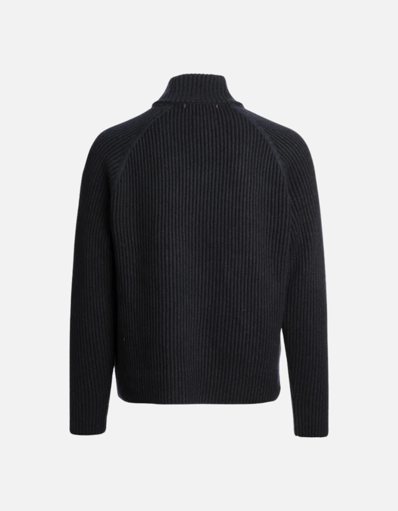 Olmo Pencil Black Ribbed Sleeves Jacket