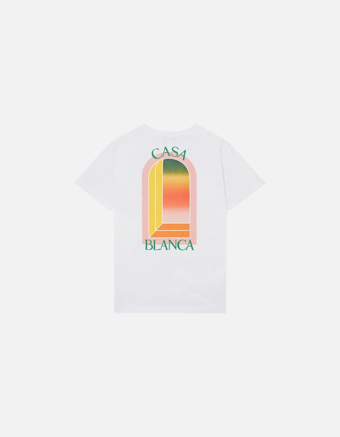 Gradient Arch Logo White T-Shirt