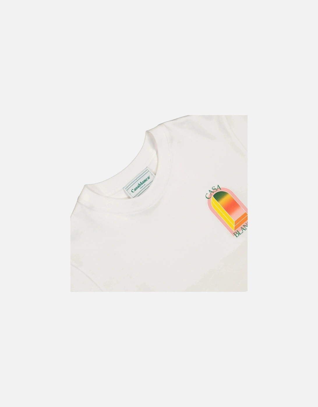 Gradient Arch Logo White T-Shirt