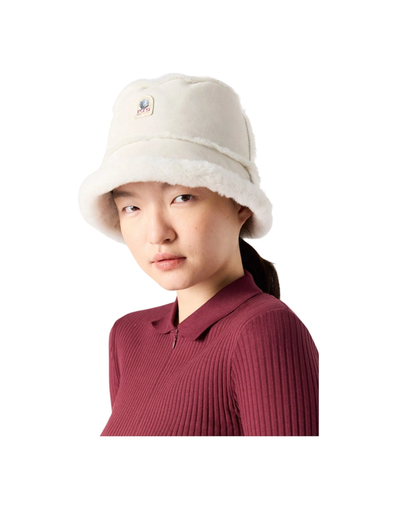 Shearling Light Grey Bucket Hat