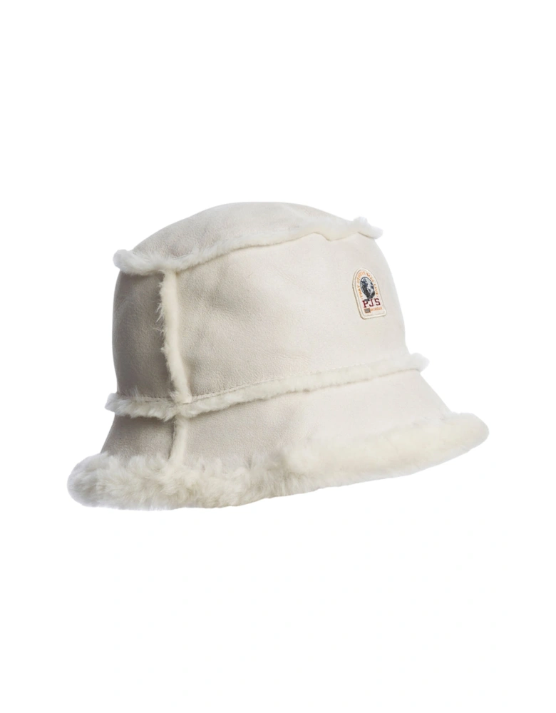 Shearling Light Grey Bucket Hat