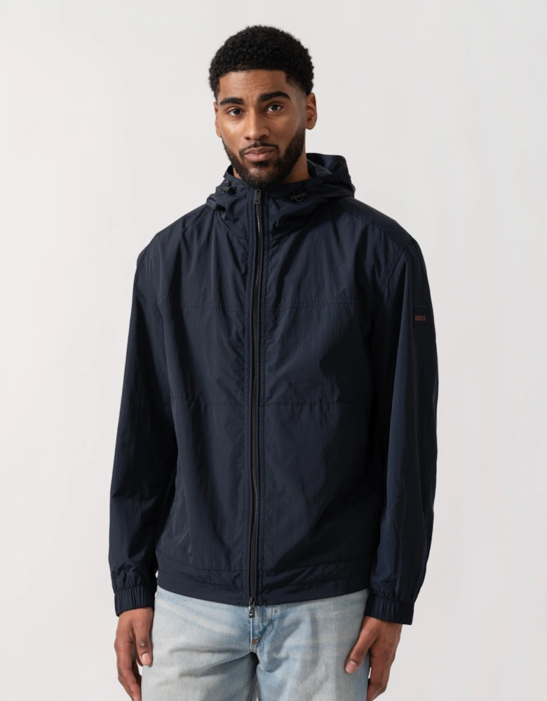 BOSS Orange Orip Hooded Jacket - Dark Blue 404