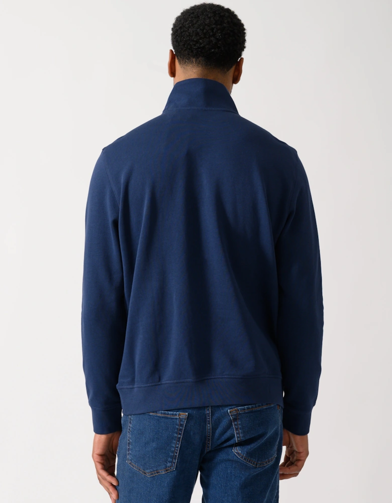 BOSS Orange Zetrust Mens 1/4 Zip Sweatshirt - Open Blue 464
