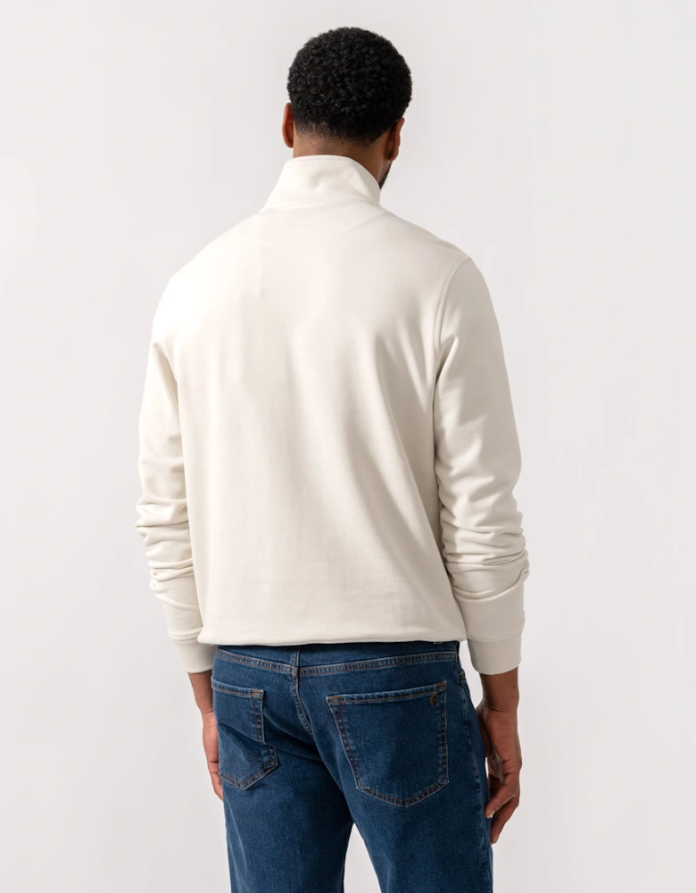 Quarter Zip Sweatshirt - Silver Birch