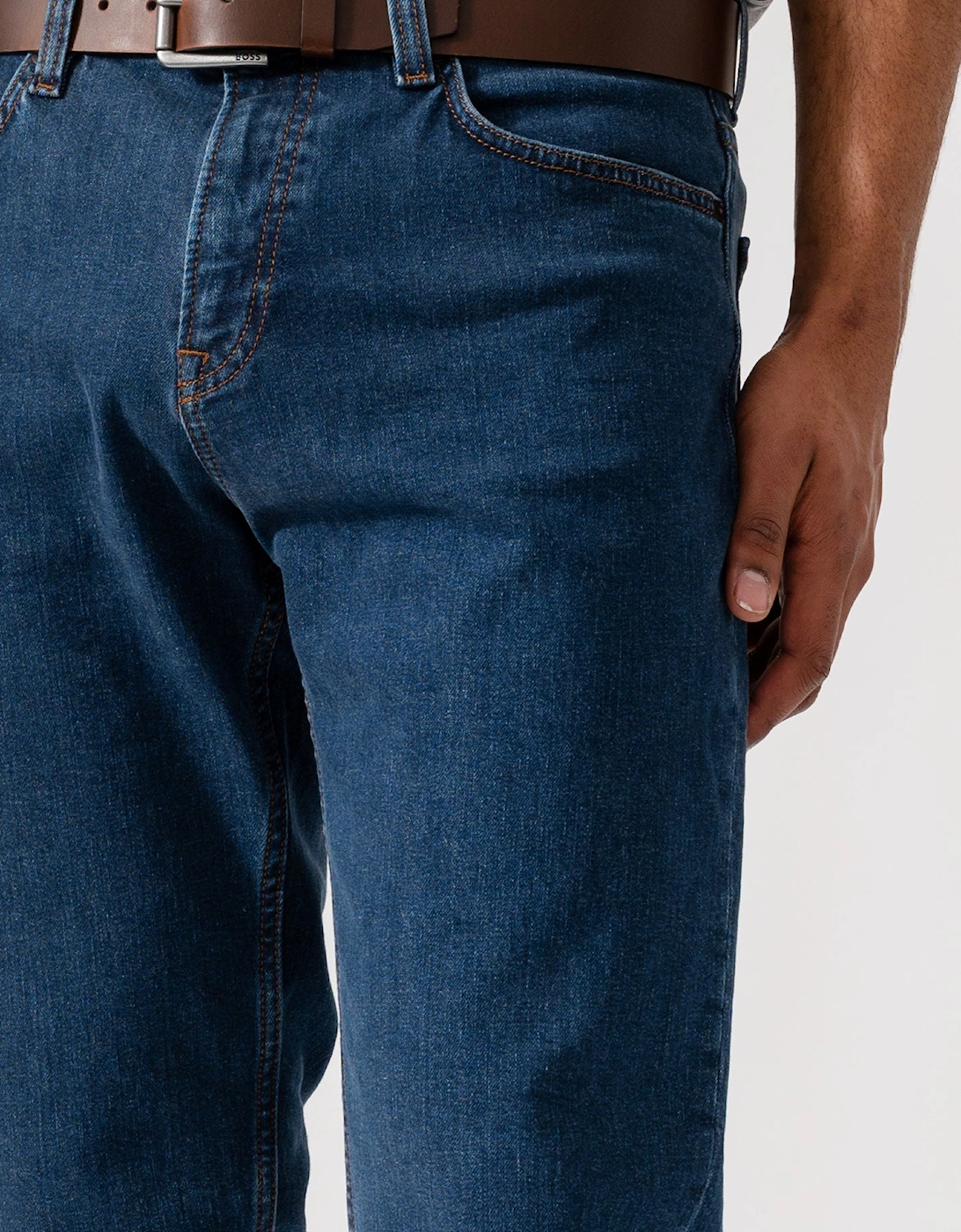 BOSS Orange Mens ReMaine Jeans - Dark Blue 409