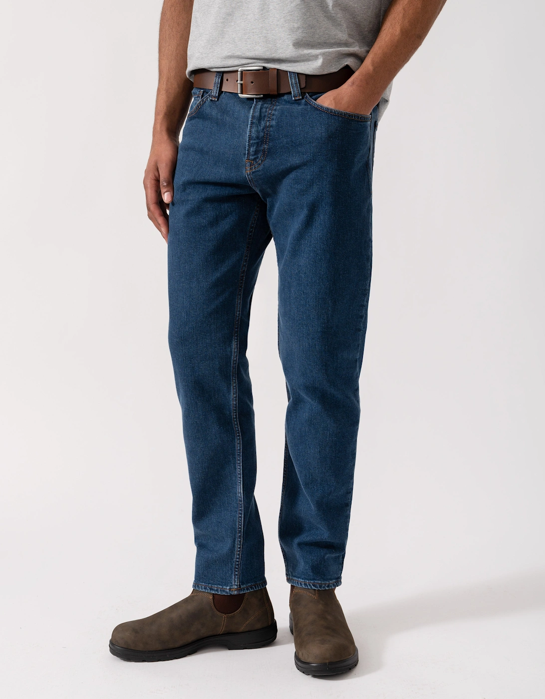 BOSS Orange Mens ReMaine Jeans - Dark Blue 409, 5 of 4