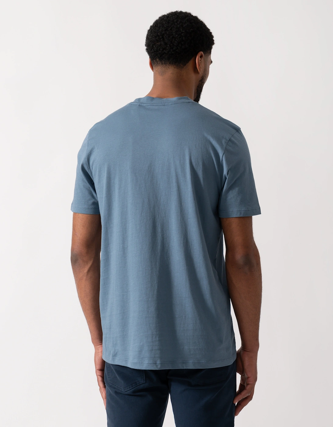 HUGO Mens Dulivio T-Shirt - Open Blue 496