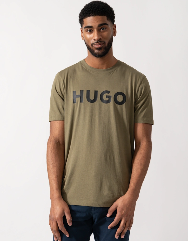 HUGO Dulivio Mens T-Shirt - Open Green 389
