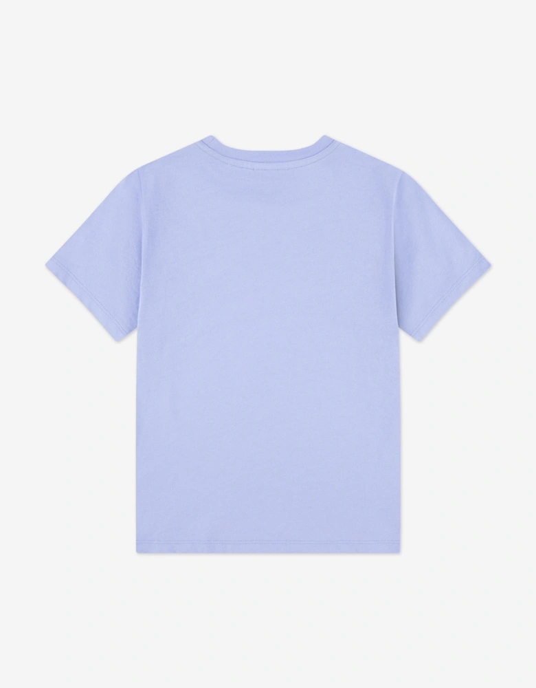 Boys Logo T-Shirt in Blue