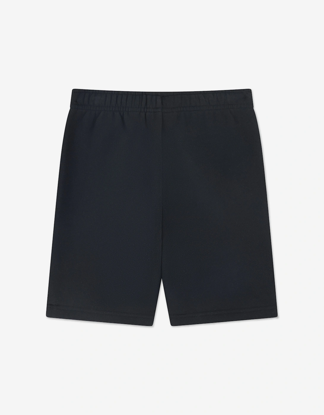 Boys Fleece Logo Shorts in Black