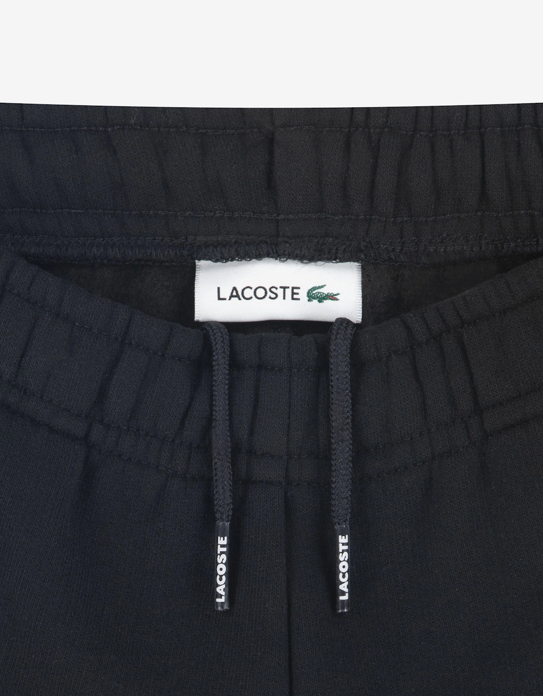 Boys Fleece Logo Shorts in Black