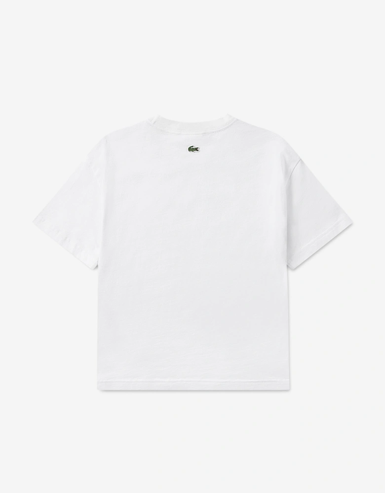 Girls Logo T-Shirt in White