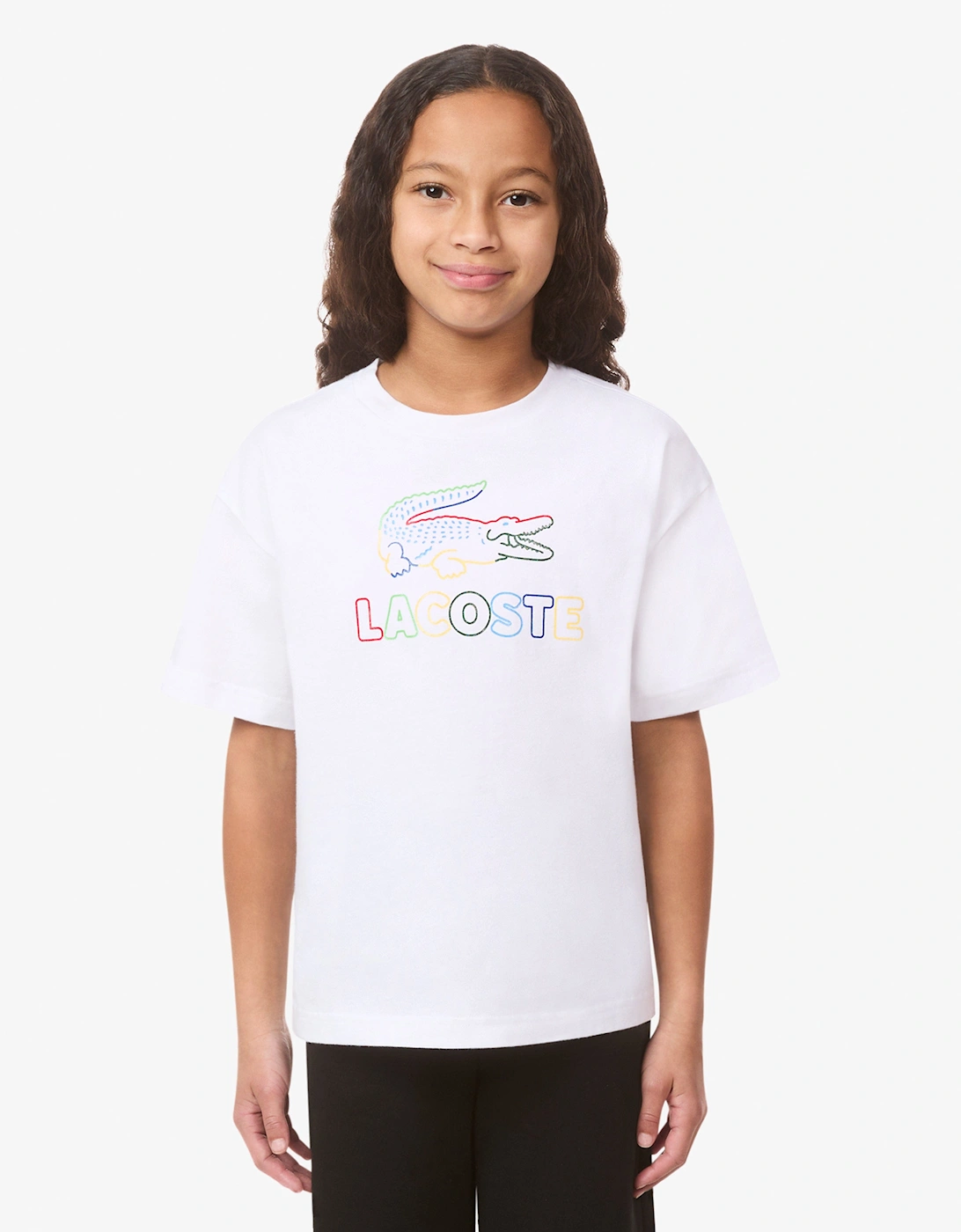 Girls Logo T-Shirt in White