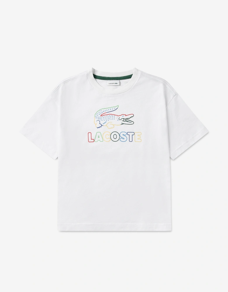 Girls Logo T-Shirt in White