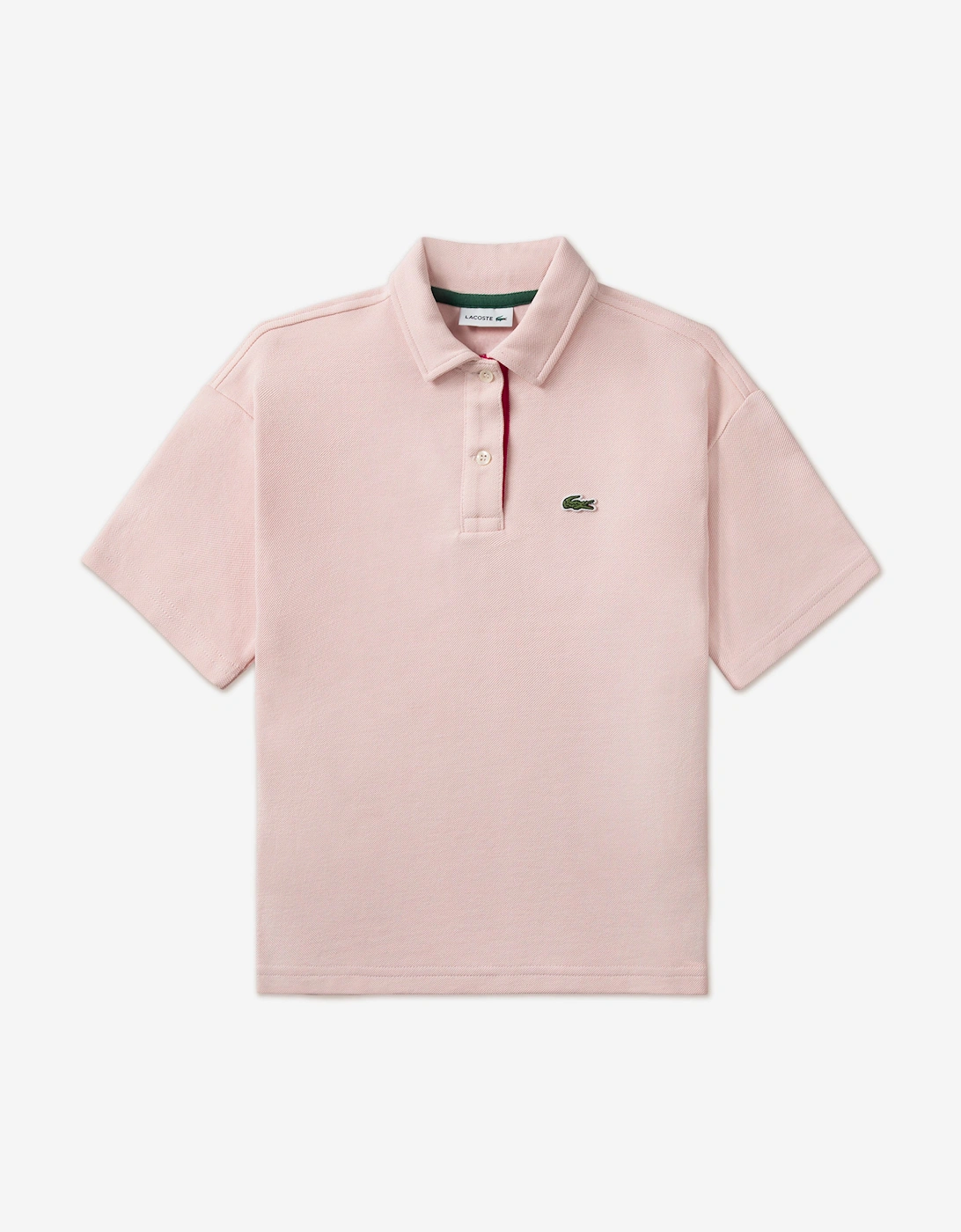 Girls Oversized Polo Shirt in Pink, 5 of 4