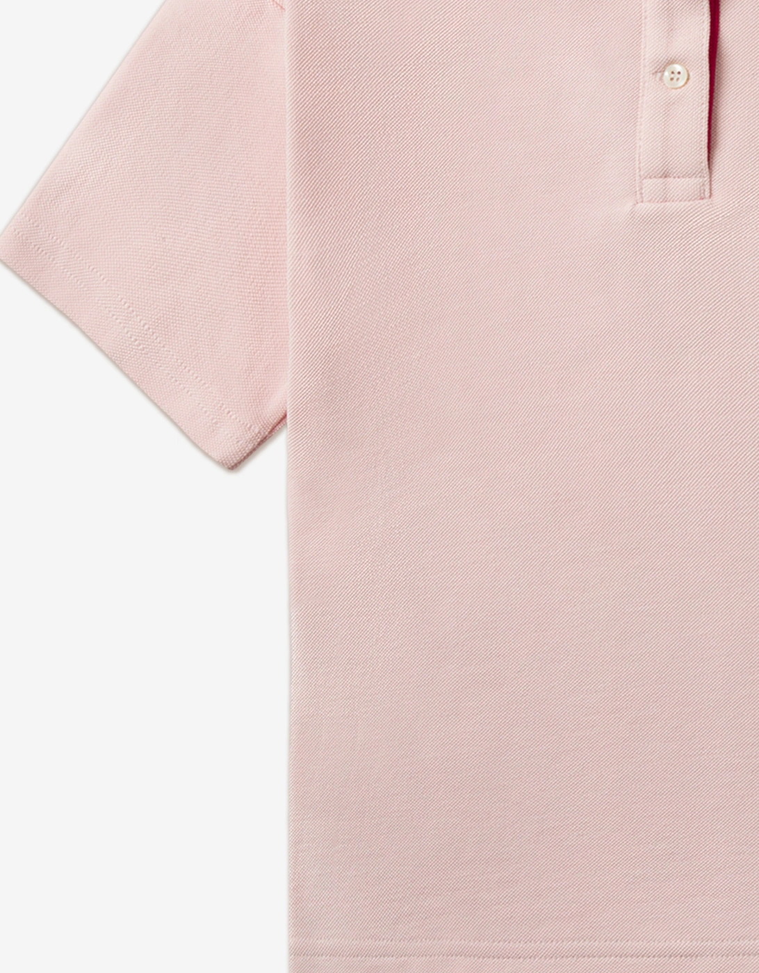 Girls Oversized Polo Shirt in Pink