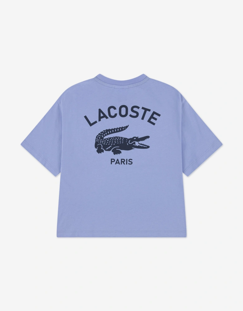 Girls Logo T-Shirt in Blue