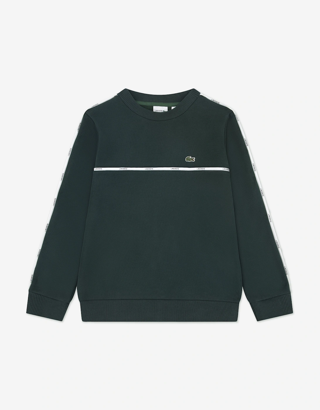 Boys Micro Taping Sweatshirt in Green, 5 of 4