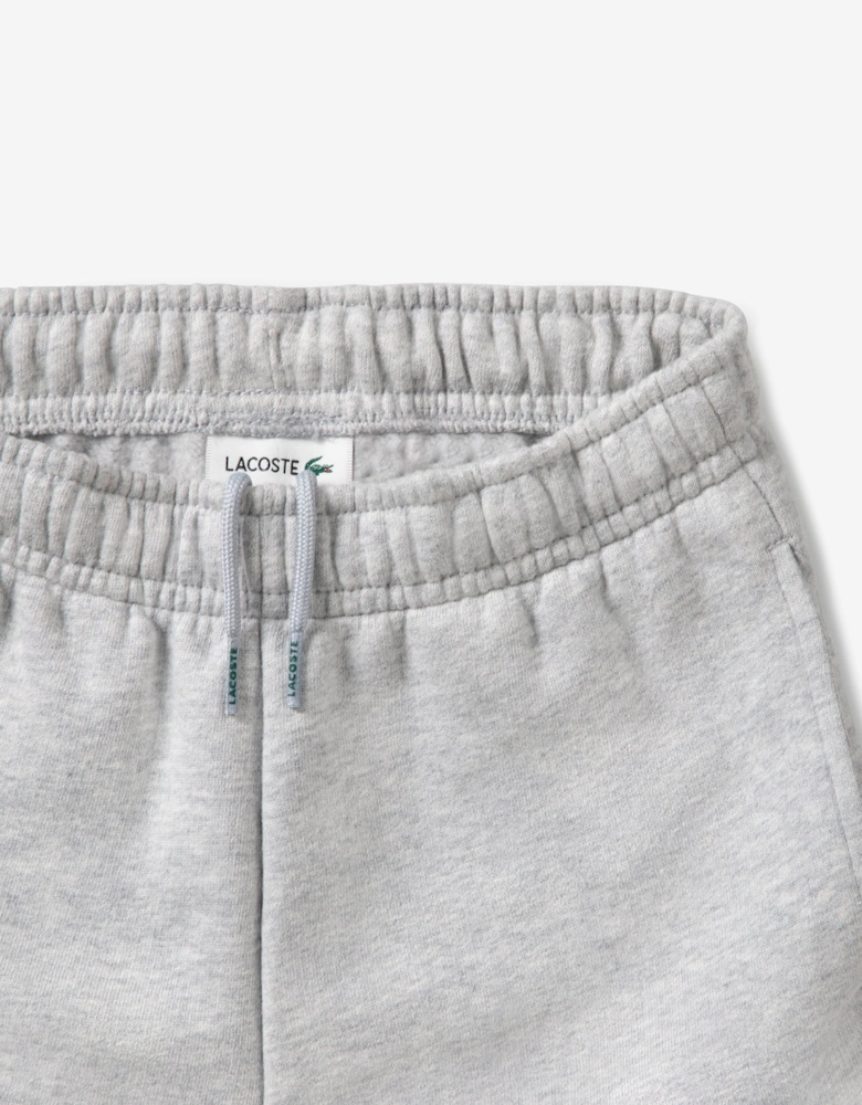 Boys Fleece Logo Shorts in Grey
