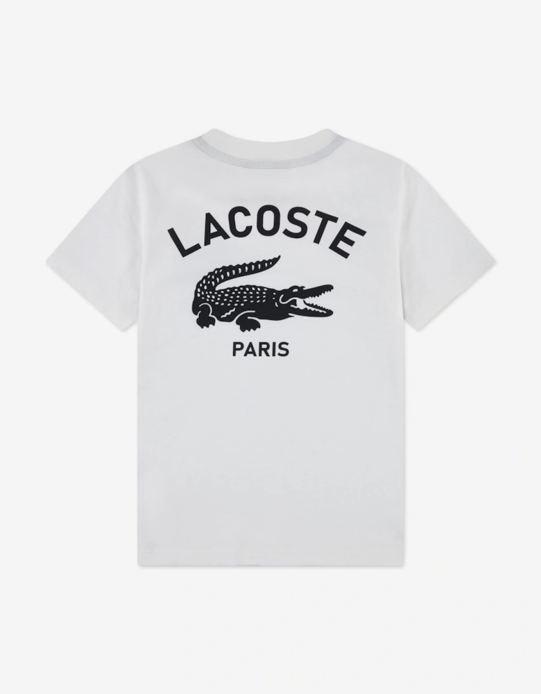 Boys Graphic Core T-Shirt in Ivory
