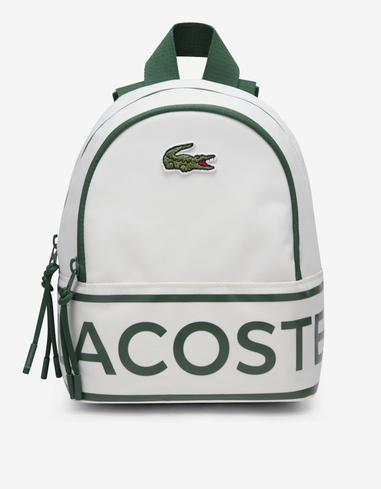 Kids Logo Mini Backpack in Ivory (27cm)