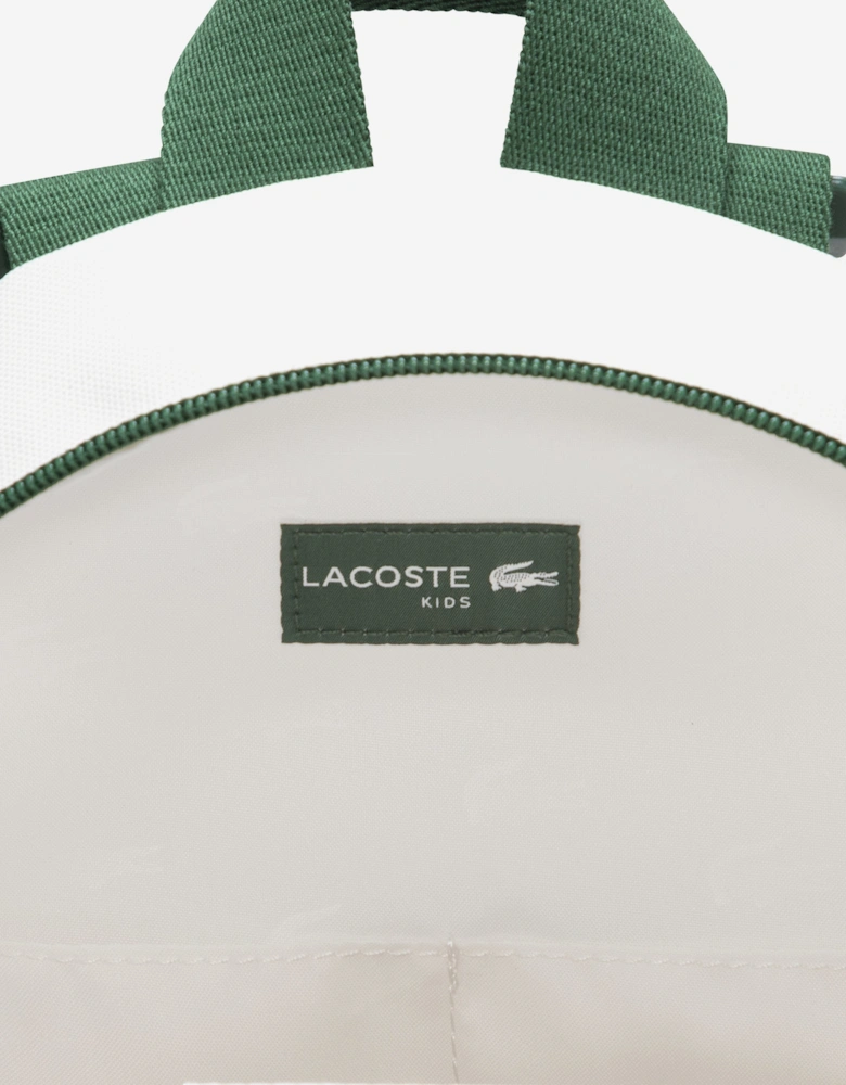 Kids Logo Mini Backpack in Ivory (27cm)