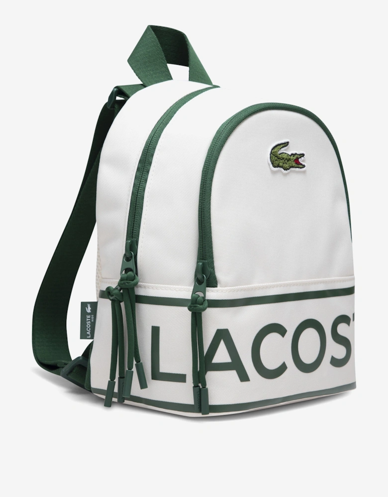 Kids Logo Mini Backpack in Ivory (27cm)