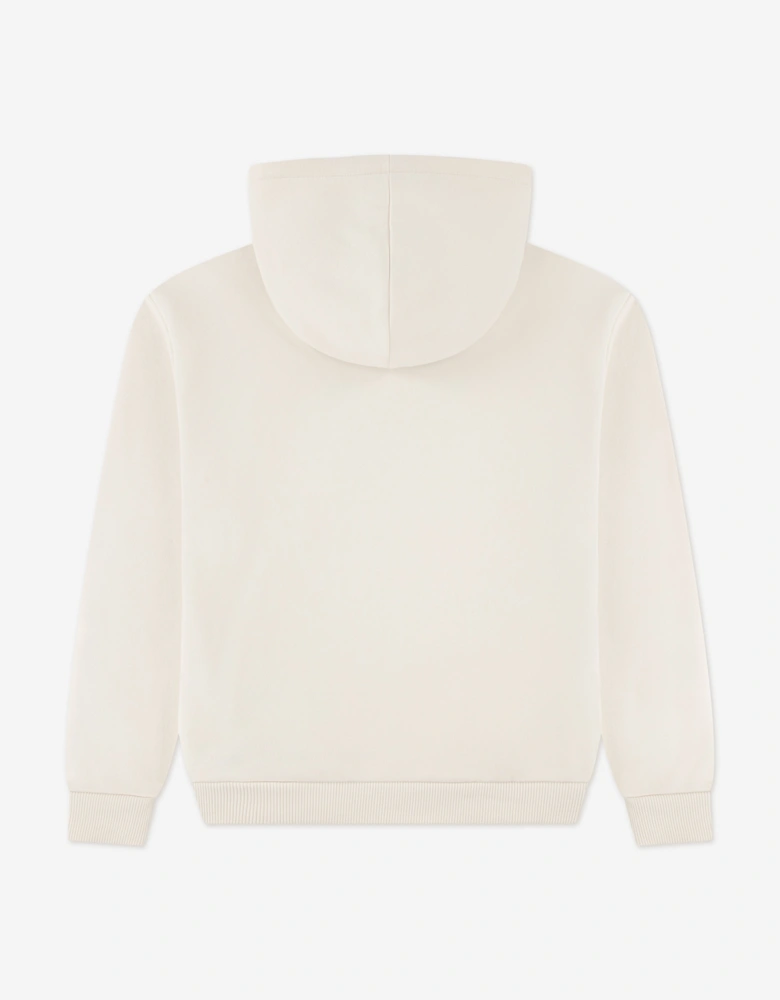 Boys Graphic Core Hoodie in Ivory