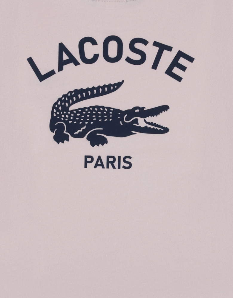 Girls Logo T-Shirt in Pink