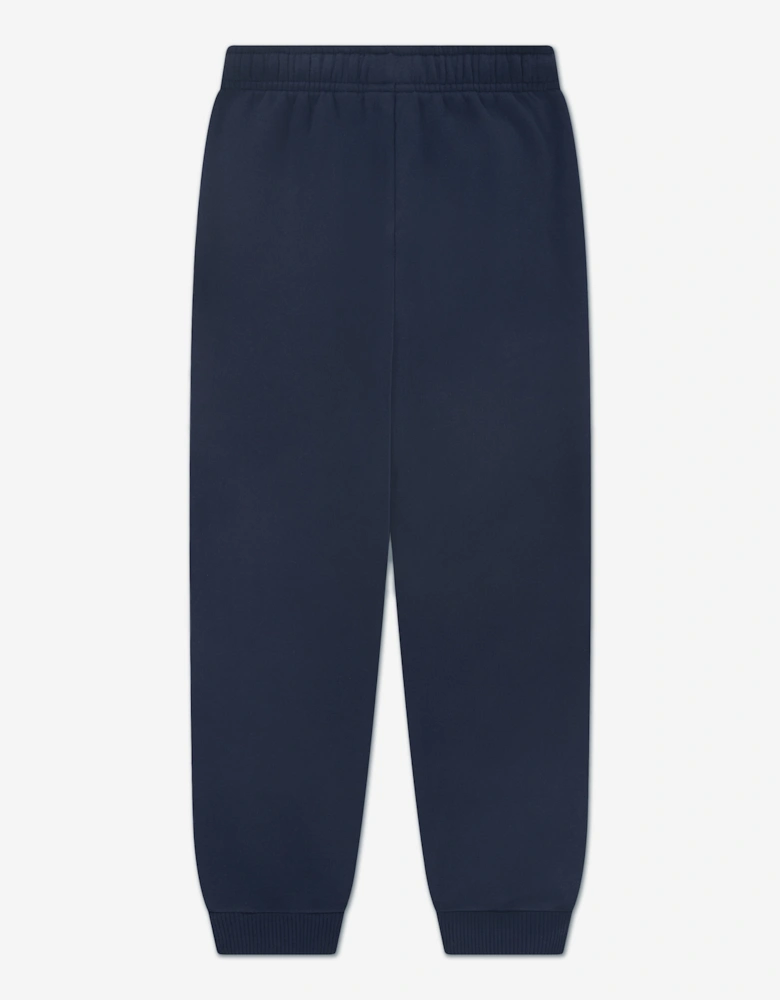 Boys Wordmark Joggers in Navy