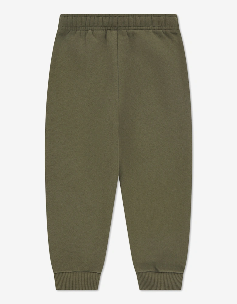 Boys Wordmark Joggers in Green