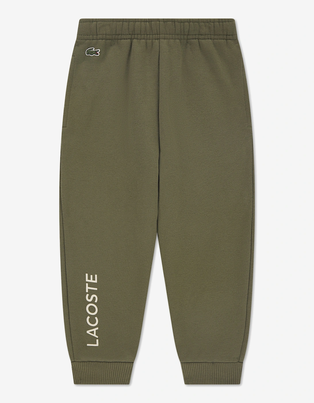 Lacoste Boys Green 'S Wordmark Joggers In  8 Years Xs Size 8 Yrs Kids