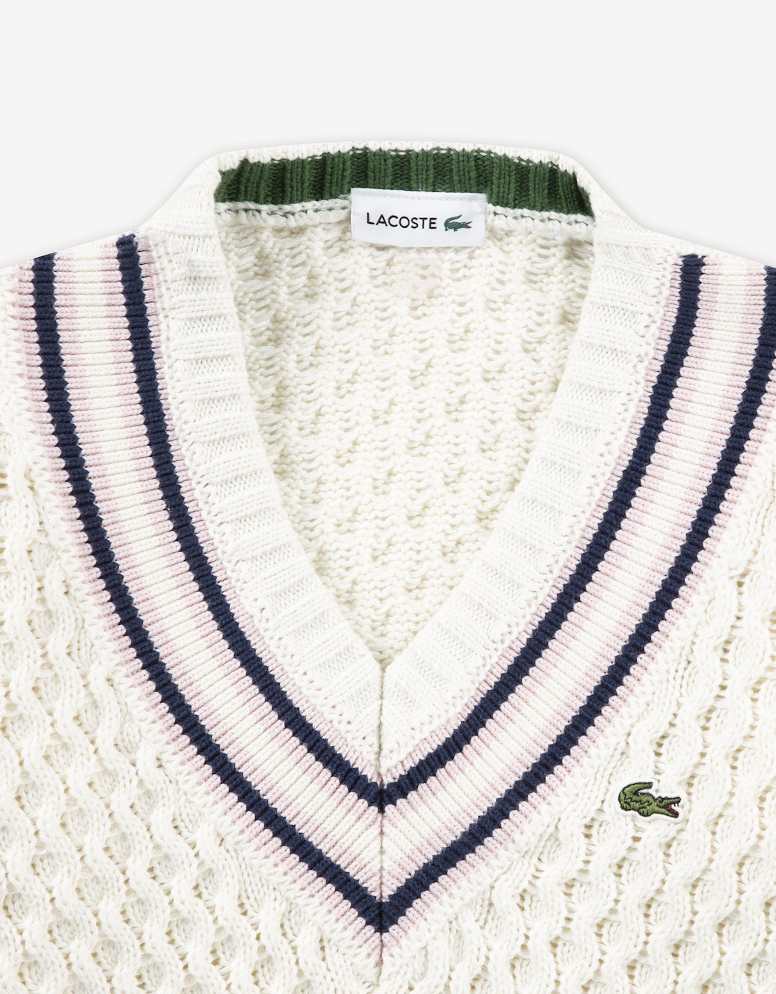 Girls Mixed Stitch Jumper in Ivory