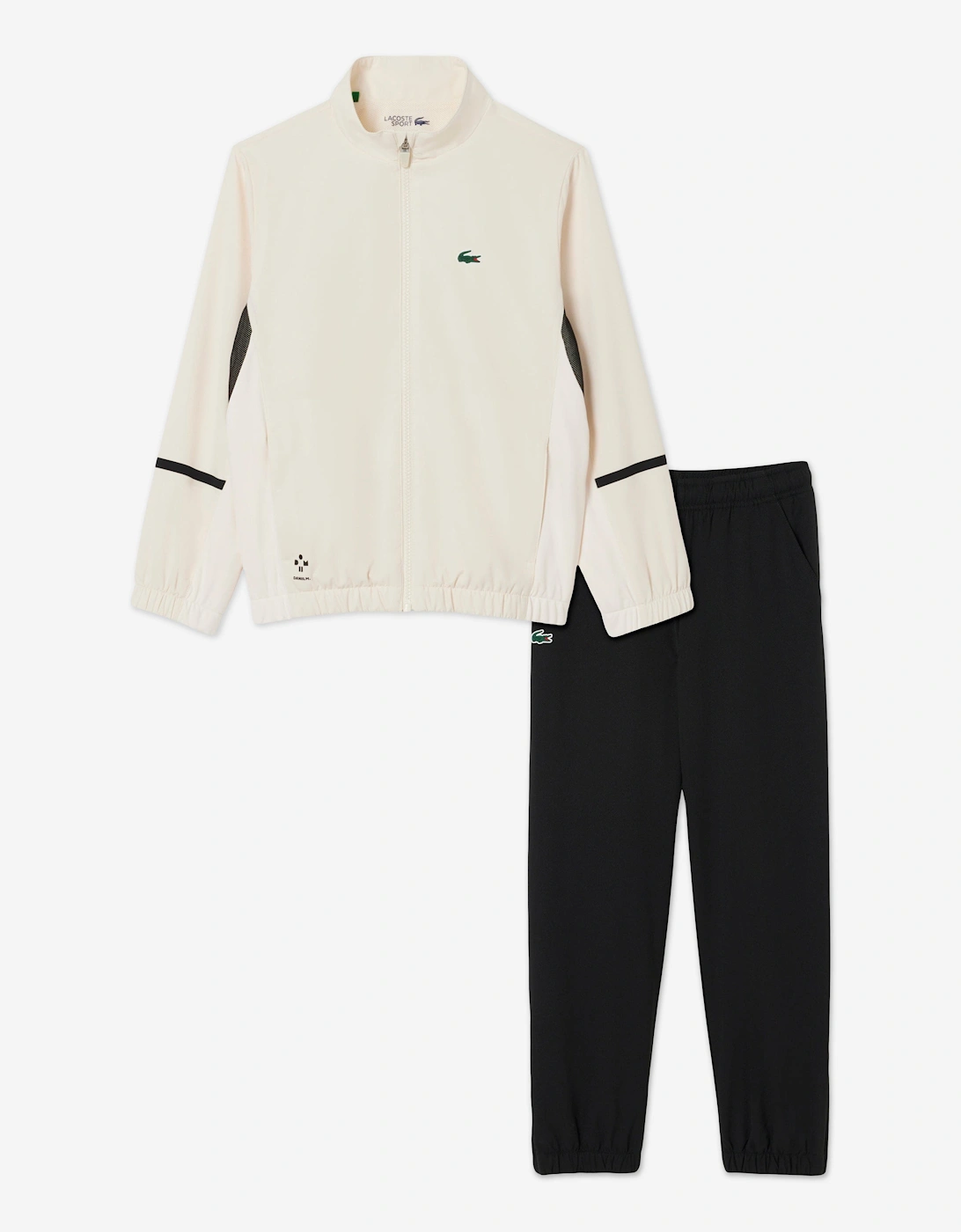 Boys Daniil Medvedev Court Tracksuit in Black, 8 of 7