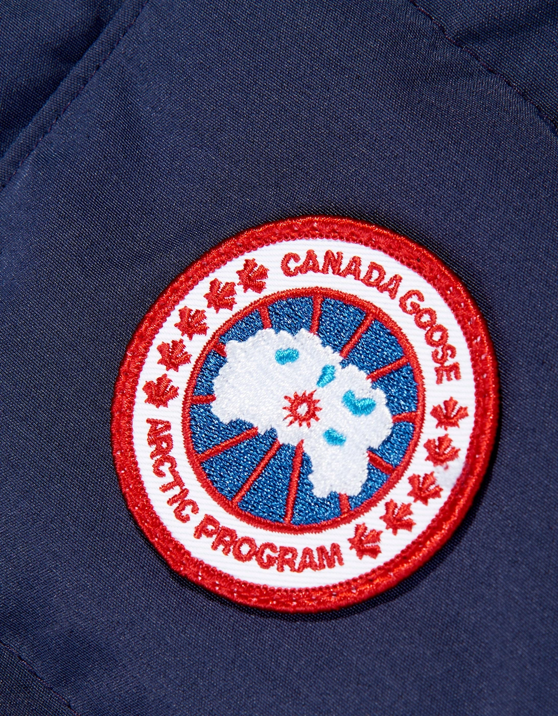 Kids Down Padded Vanier Gilet in Navy