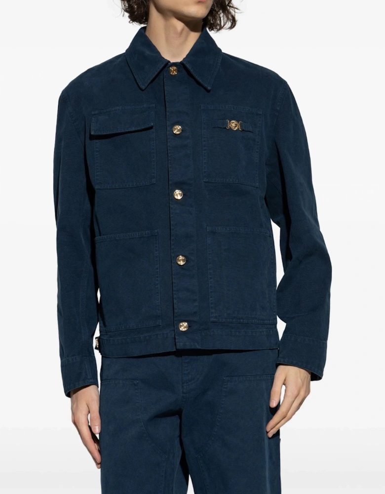 DENIM CANVAS BIGGIE JACKET