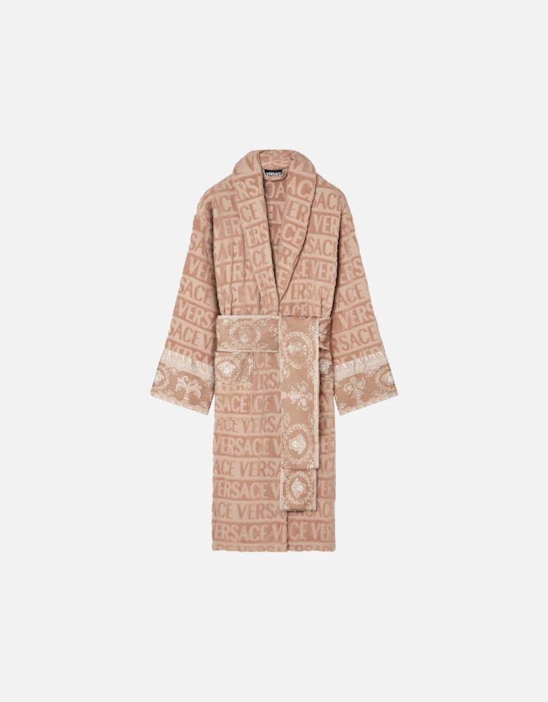 COTTON TERRY BAROQUE BATHROBE