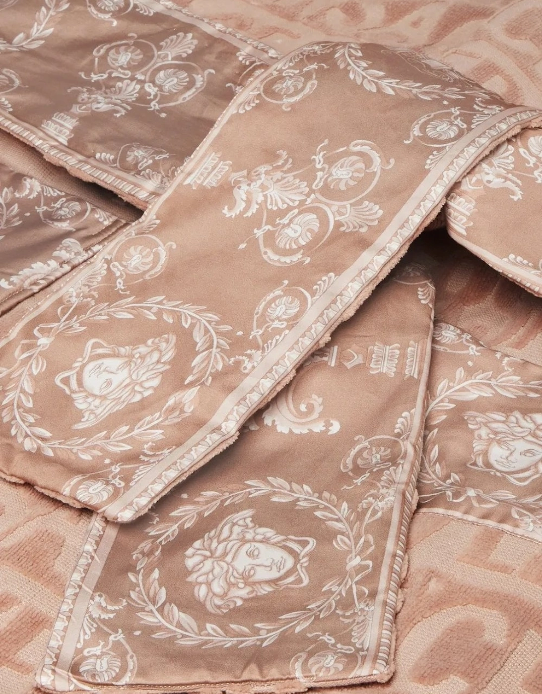 COTTON TERRY BAROQUE BATHROBE