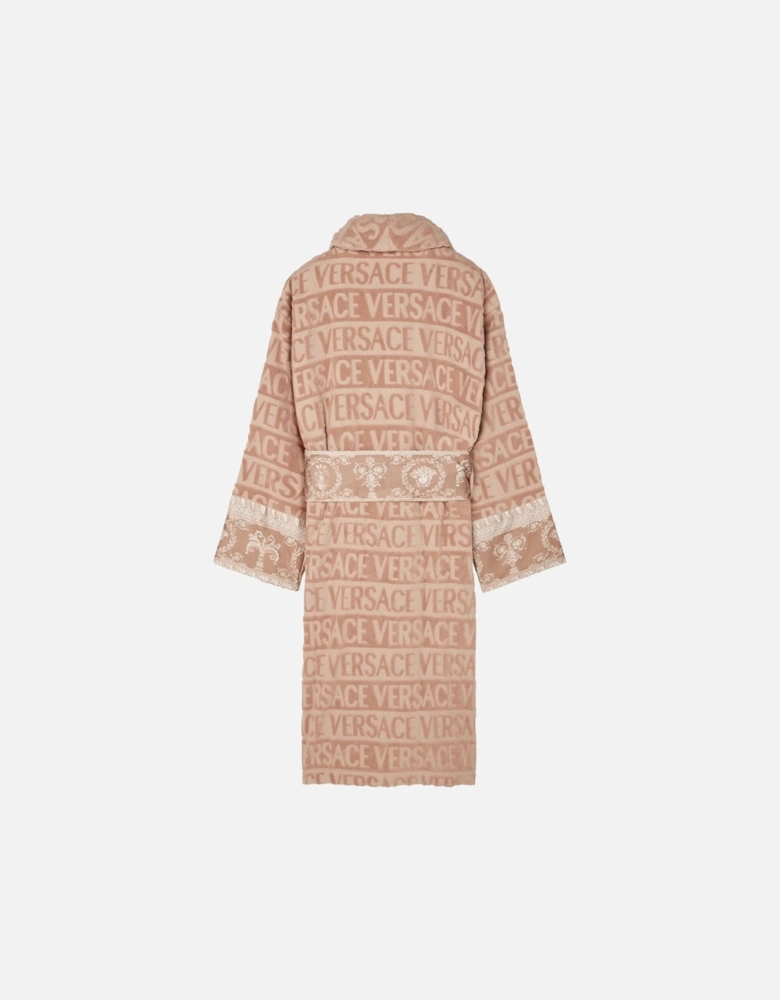 COTTON TERRY BAROQUE BATHROBE