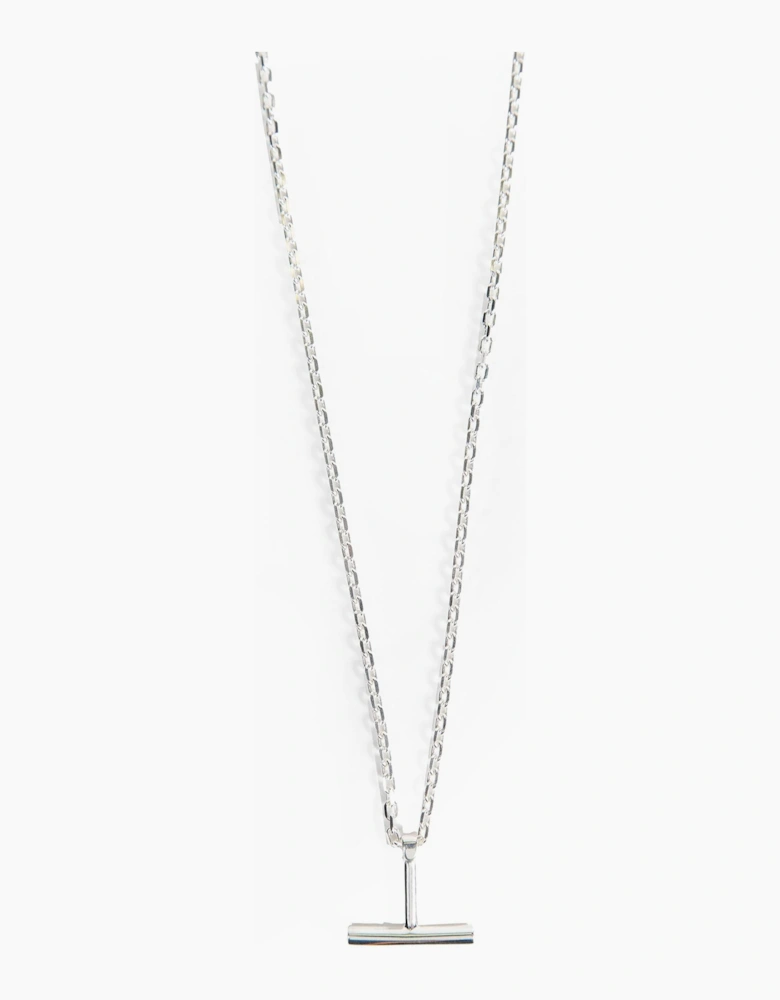 Sterling Silver 925 T Necklace