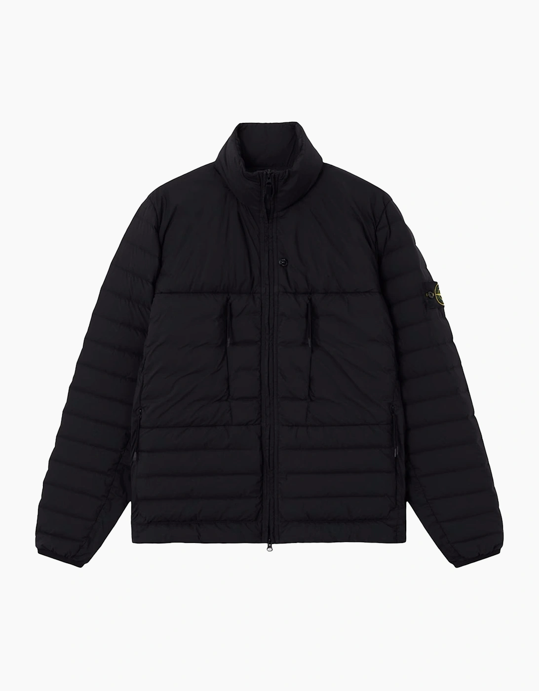 Stone Island Men's S0183 4100106 Seamless Tunnel Nylon Down Tc Jacket Black - Size: 40/Regular