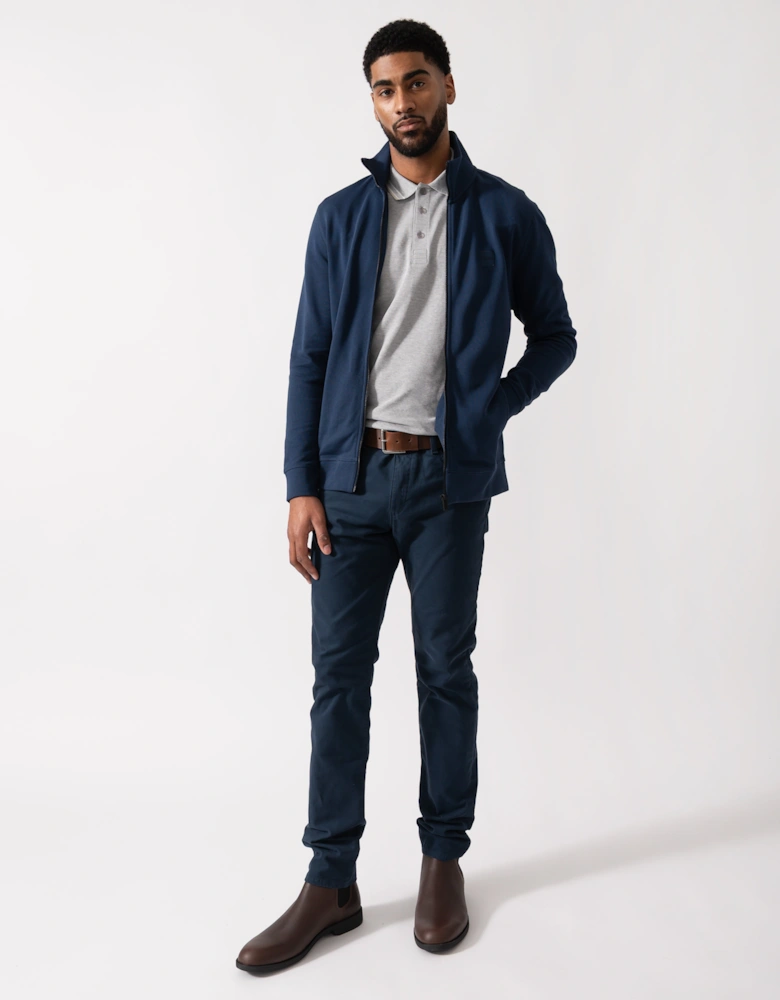 BOSS Orange Zestart Mens Full Zip Sweatshirt - Open Blue 464