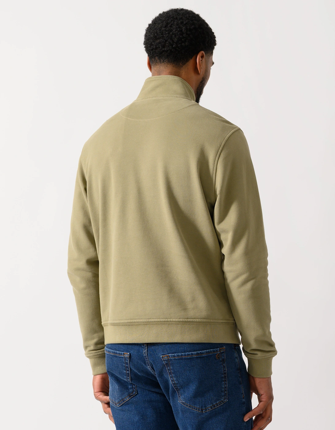 Quarter Zip Sweatshirt - Fatigue Green