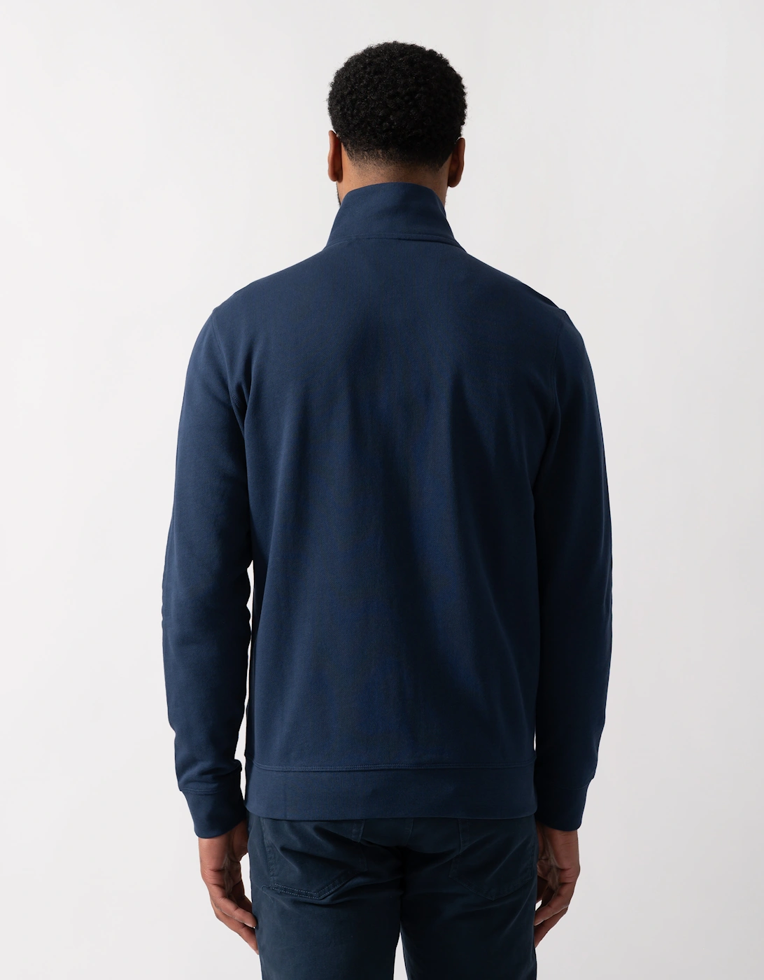 BOSS Orange Zestart Mens Full Zip Sweatshirt - Open Blue 464