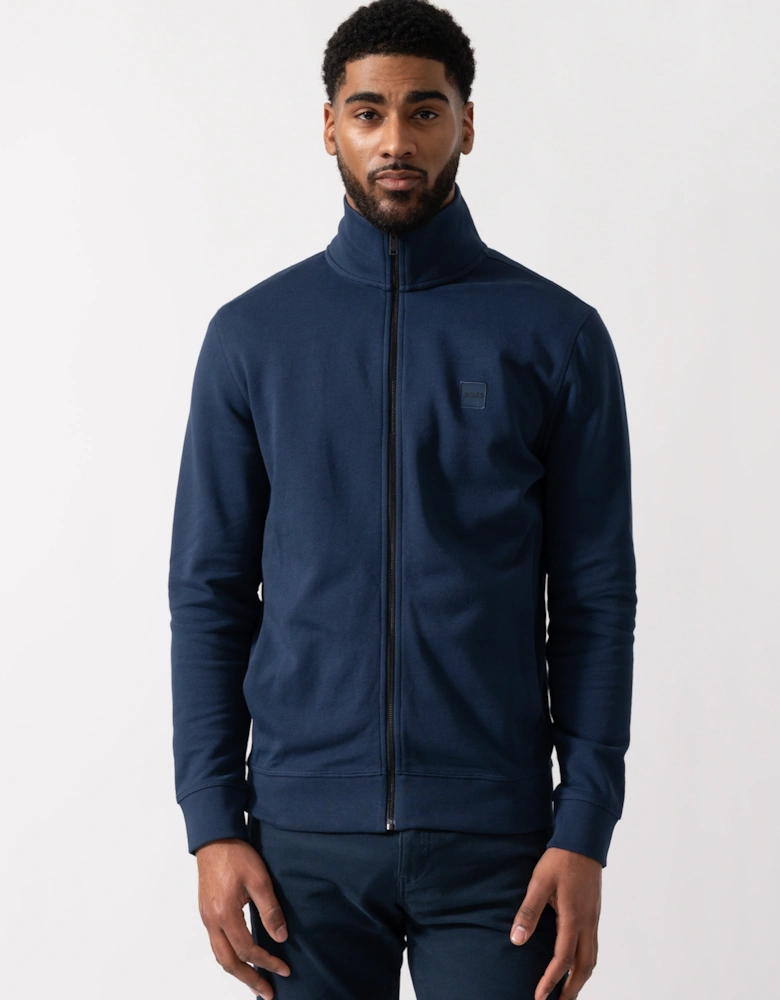 BOSS Orange Zestart Mens Full Zip Sweatshirt - Open Blue 464