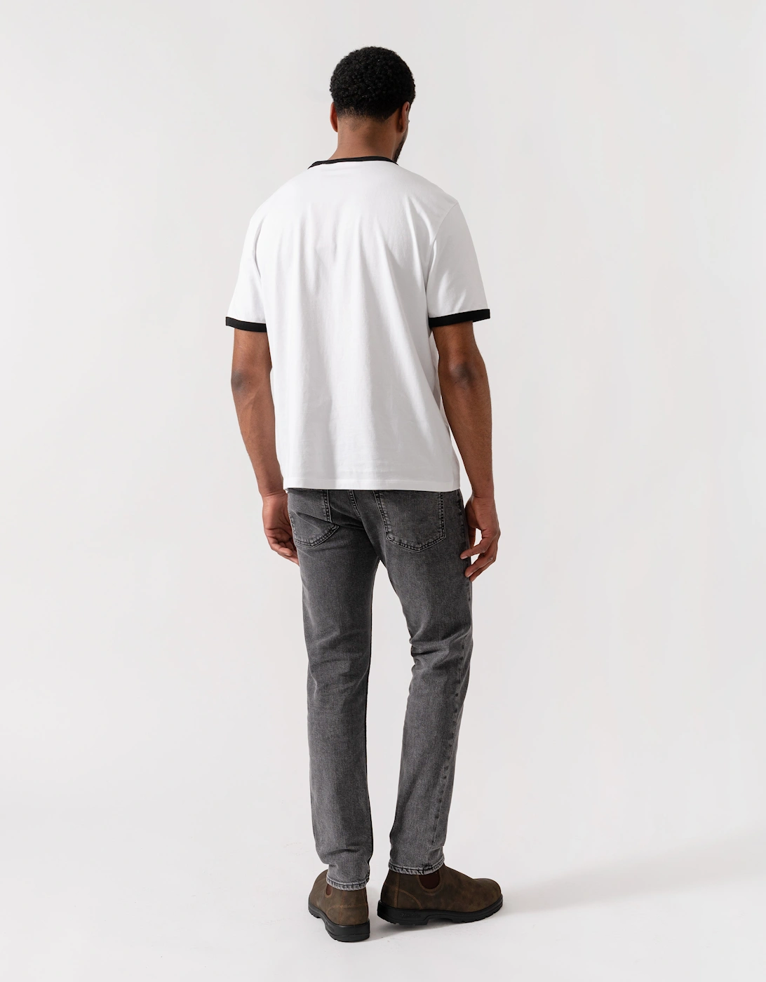 BOSS Orange Washed Delaware Jeans - Dark Grey 022