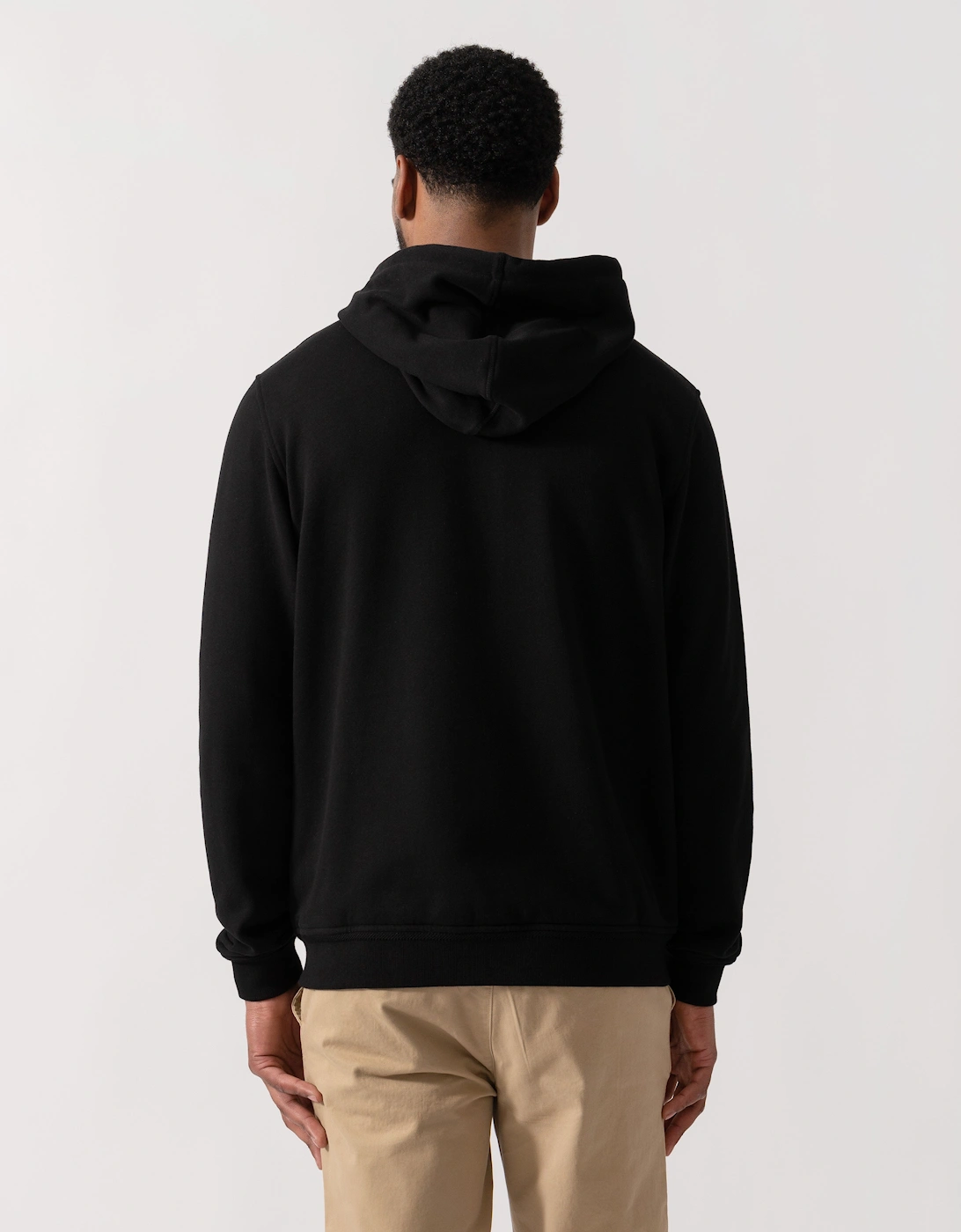 Mens Full Zip Hoodie - Black
