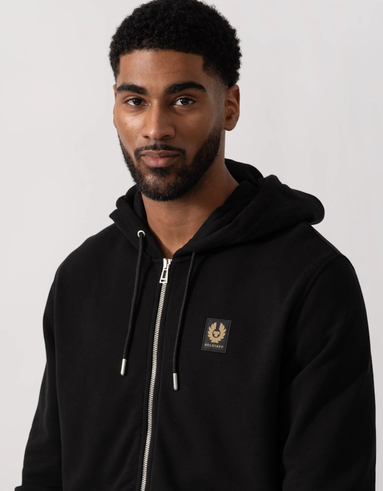 Mens Full Zip Hoodie - Black